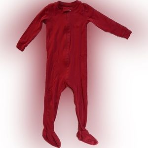 Red Primary Organic Cotton Footie Pajamas - 18-24mos